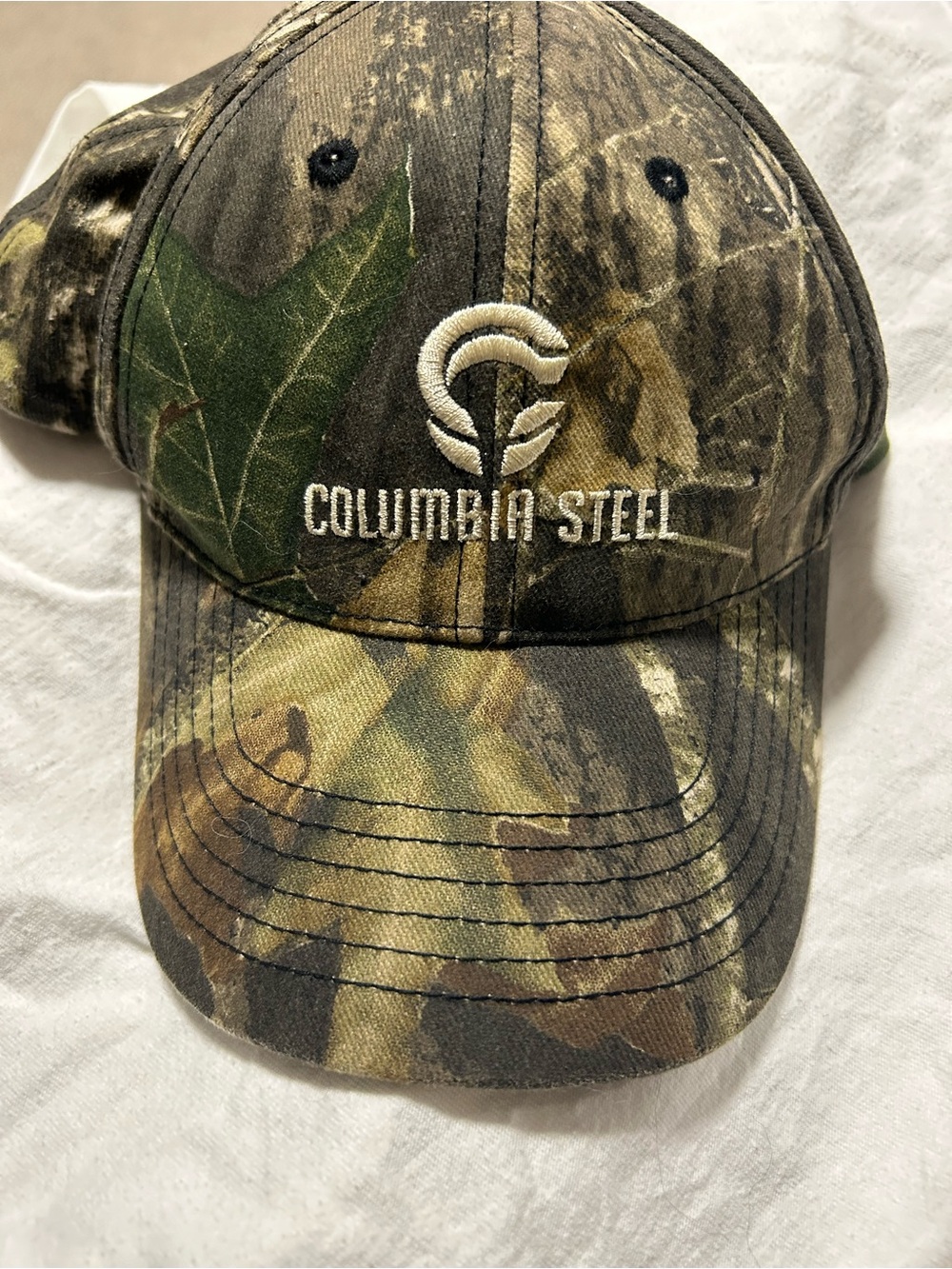 Columbia Steel Tree Camo snap back Hat